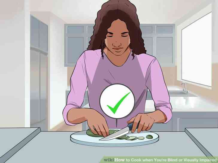 Image intitulé Cuisiner quand Vous êtes Aveugle ou malvoyant l